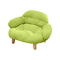 Plush Pet Sofa Bed for Cats & Small Dogs, Elevated Mini Couch with Wooden Legs