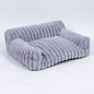 Plush Pet Sofa Bed for Cats & Small Dogs, Washable Couch