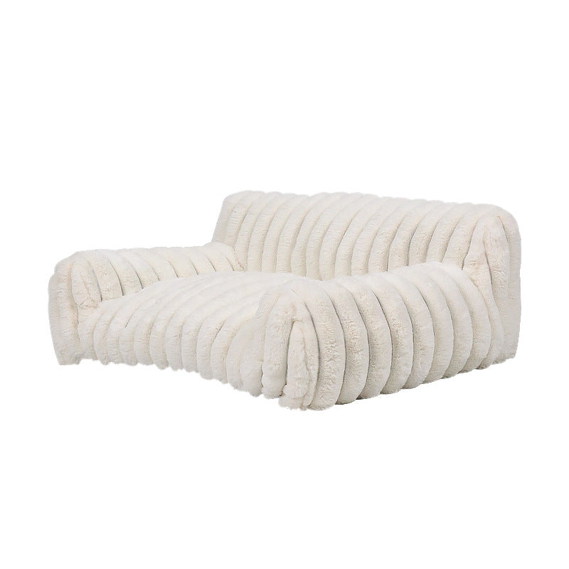 Plush Pet Sofa Bed for Cats & Small Dogs, Washable Couch